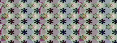 Indian ornament. Floral wallpaper. On gray and neutral colors. Raster illustration. Colorful ornamental border. Sketch pattern.