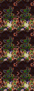 Renkli Bahar Teması eskiz kalıbı. Güzel kumaş deseni. Raster illüstrasyonu. Düz Çiçek Elementleri Tasarımı. Karalama çiçeği. Zentangle soyut çiçekleri.