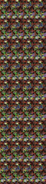 Kahverengi ve siyah renkli çiçekler. Çiçekli karalama şeklinde Raster çiçek deseni. Nazikçe, güzel çiçek arkaplanı..