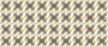 Parlak dantel, stilize çiçekler, şal desenli. Raster. Kusursuz altın desenli bukleler. Doğulu arabeskler. Hassas altın desen. Tarafsız, gri ve bej renklerde altın elementlerle kusursuz desen.