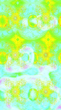 Çiçek desenli eskiz. Yeşil ve nötr renklerde çiçekler. Tişört baskısı için çiçek boyama rasteriName.