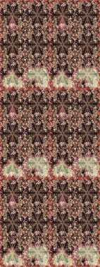 Yumuşak pamuk tasarımı. Yumuşak fayans. Paketleme, tekstil, duvar kâğıdı için çiçek eskizi. Klasik çiçek desenli. Raster taze dokusu.