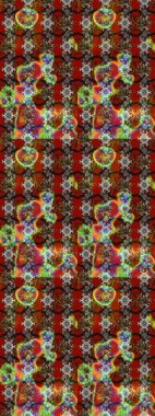 Çiçek arkaplanlı soyut zarafet eskiz deseni. Raster Güzel kumaş deseni.