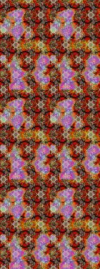 Anti-stres için soyut örnek sayfası. Raster illüstrasyonu. Kahverengi ve bej renklerde.