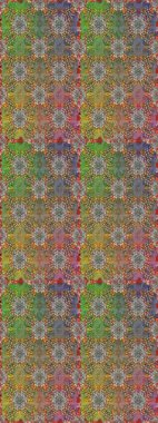 Düz Çiçek Elementleri Tasarımı. Güzel kumaş deseni. Renkli Yaz Temalı Kusursuz Arkaplan. Raster illüstrasyonunda trendsiz çiçek deseni.