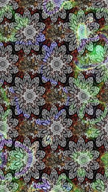 Güzel kumaş deseni. Çizim raster deseni. Çiçek arka planı.