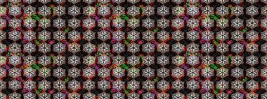 Çiçek desenli eskiz. Siyah ve kahverengi renkte çiçekler. Tişört baskısı için çiçek boyama rasteriName.