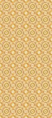 Sarı, nötr ve bej renklerde altın tekrarlayan elementlerle soyut arkaplan. Kusursuz oryantal klasik altın desen.