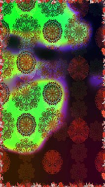 Eski model. Moda baskısı. Çiçeğin suluboya çizimlerinin mükemmel deseni. Raster illüstrasyonu. Dekorasyon ve tasarım için güzel bir desen. Suluboya kusursuz desen.