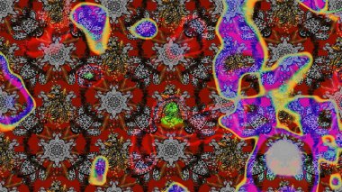 Gri renklerde bahar çiçekleri. Raster illüstrasyonu. Yaprak ve çiçeklerin suluboya resmi, gri renkte çizim deseni.