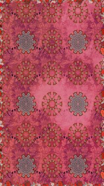 Çiçekler suluboya seamless modeli. Raster şık kumaş deseni.