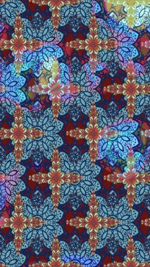 Raster Şirin kumaş deseni. Renkli Bahar Teması eskiz kalıbı. Düz Çiçek Elementleri Tasarımı. Eskiz klasiği.