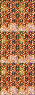 Kusursuz altın desen. Kahverengi renklerde, altın elementlerle kusursuz desen. Raster doğulu süsü.