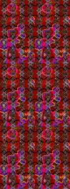 Çiçek deseni. Flower eskiz arka planı. Raster illüstrasyonu. Şatafatlı bahar bahçesi dokusu.