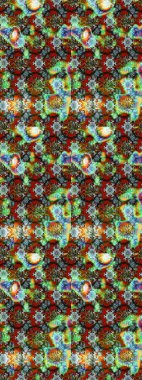 Cute floral pattern with buds chamomile flowers. Sketch background. Raster illustration. Vintage retro style. For print on fabric, textiles, wallpaper. Miles Fleur, ditsy ornament.