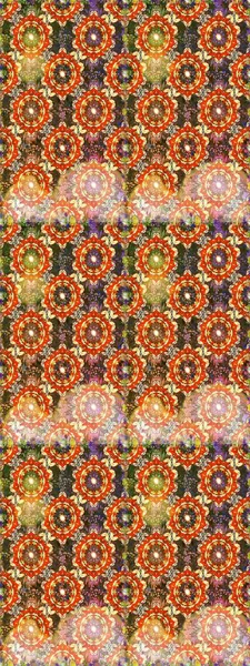 Kusursuz altın desen. Kahverengi renklerde, altın elementlerle kusursuz desen. Raster doğulu süsü.