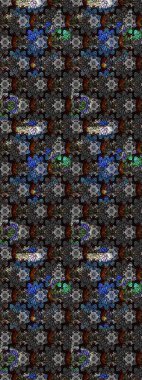 Çiçekli yumuşak bir eskiz şekli. Raster çiçekleri klasik tarzda çizilmiş. Yumuşak, bahar çiçekleri siyah ve gri renklerde. Raster illüstrasyonu.