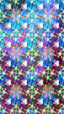 Modaya uygun kumaş deseni. Küçük çiçekteki sevimli çiçek deseni. Tony 'nin kumaş kalıbını çiz. Raster illüstrasyonu.