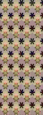 Güzel kumaş deseni. Yazdır. Raster çiçekli arka plan. Güzel, pürüzsüz bir desen. Düz Çiçek Elementleri Tasarımı. Renkli Yaz Temalı Kusursuz Arkaplan.