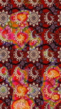 Kırmızı ve kahverengi lale çiçekli Raster eskiz deseni. Karşılama ya da düğün geçmişi olarak kullanılabilir. Paket kağıdı için en iyisi. Doğal kozmetik ürünleri, parfüm, çiçekçi dükkanı için bahar ihalesi tasarımı.