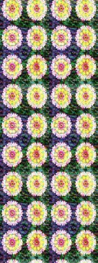 Eskiz geçmişi. Raster illüstrasyonu. Raster. Tomurcukları çiçek olan sevimli bir çiçek deseni. Kumaş, tekstil, duvar kağıdı baskısı için. Antika retro tarzı.