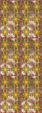 Raster Moda kumaş deseni. Çizgi çizimi kalıbı. Şirin çiçekler..