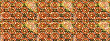 Düz Çiçek Elementleri Tasarımı. Raster güzel kumaş deseni çiziyor. Renkli Bahar Teması eskiz kalıbı. Çiçek deseni.