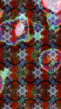 Güzel kumaş deseni. Raster suluboya deseni, narin çiçekler, çiçekler, tebrik kartı şablonu..