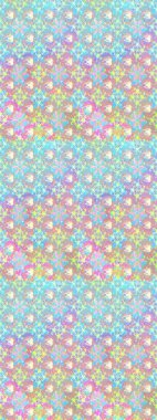 Bahar çiçekleriyle güzel bir çiçek deseni çizmişsin. Güzel kumaş deseni. Raster illüstrasyonu.