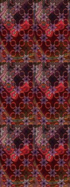 Çiçekli bahar çiçekleri. Küçük renkli çiçekler. Motley illüstrasyonu. Küçük çiçekte güzel bir desen. Robot resim. Moda baskıları için zarif bir şablon.