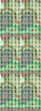 Raster illüstrasyonu. Tarafsız ve yeşil renkli papatyalar deseni. Tarafsız ve yeşil renklerde.