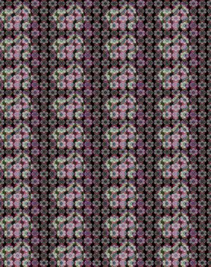 Renkli Bahar Teması eskiz kalıbı. Çiçek deseni. Düz Çiçek Elementleri Tasarımı. Raster illüstrasyonu. Chichi kumaş deseni çiz.