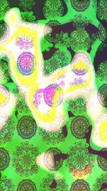 Vadinin çiçekleri yeşil ve nötr renklerde. Suluboya, elle çizilmiş. Eskiz arkaplan modeli. Raster - stok.