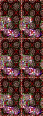 Modaya uygun kumaş deseni. Küçük çiçekteki sevimli çiçek deseni. Raster illüstrasyonu. Kusursuz Tony kumaş deseni.