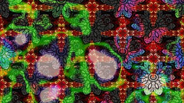 Çiçekli çiçek deseni, suluboya. Raster deseni. Süslü kumaş deseni.