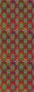 Kusursuz bir geçmişi var. Tomurcukları papatya çiçekleri olan sevimli bir çiçek deseni. Kumaş, tekstil, duvar kağıdı baskısı için. Miles Fleur, süslü püslü bir süs. Raster illüstrasyonu. Antika retro tarzı.