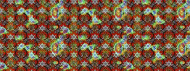 Raster Çiçek İllüstrasyonu 'nun şirin tekstili. Kahverengi ve gri renkte etnik çiçeklerle süslenmiş zarif bir eskiz..