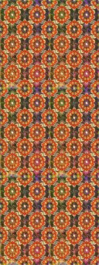 Kahverengi ve turuncu renklerde altın desenli altın elementler. Kusursuz klasik raster altın desenli. Klasik klasik klasik arka plan. Geleneksel oryantasyon süsü.