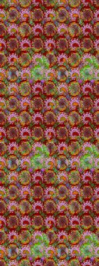 Fantezi çiçekli eskiz deseni, doğal duvar kağıdı, çiçek desenli kıvrım çizimi. Paisley el çizimi elementler. Ev dekoru.