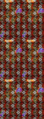 Tony 'nin kumaş kalıbını çiz. Modaya uygun kumaş deseni. Raster illüstrasyonu. Küçük çiçekte sevimli çiçek deseni var..