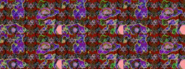 Parlak elementlerin. El çizimi Raster çizimi. Çizim çiçek deseni duvar kağıdı, web sitesi arkaplanı, paket kağıdı, davetiye, broşür, pankart veya web sitesi için kullanılabilir.