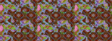 Raster illüstrasyonundaki çiçek desenli çizim. Güzel kumaş deseni. Düz Çiçek Elementleri Tasarımı. Renkli Bahar Teması çizim şablonu.