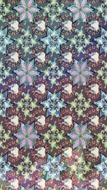 Tarafsız ve gri renkte güzel çiçekli eskiz deseni, suluboya çiçek deseni, duvar kağıdı, kart veya kumaş için fayanslı. Raster..