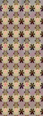 -bej ve gri çiçekler. Çiçek kolajı. Doğa. Raster deseni. Çiçek kompozisyonu. Küçük çiçekte güzel bir desen var. Çiçek arka planı.