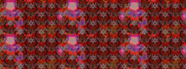 Düz Çiçek Elementleri Tasarımı. Renkli Yaz Temalı eskiz kalıbı. Güzel kumaş deseni. Raster illüstrasyonunda çiçek deseni çizimi.