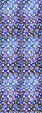 It can be used on mug prints, baby apparels, wallpaper, wrapping boxes etc. Elegant, bright and sketch blue and neutral flower pattern design.