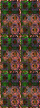 Renkli Bahar Temalı Kusursuz Arkaplan. Düz Çiçek Elementleri Tasarımı. Raster kusursuz. Güzel kumaş deseni. Çiçek deseni.