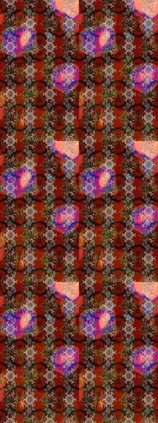 Kahverengi ve kırmızı renkte çiçekler. Çiçekli karalama şeklinde Raster çiçek deseni. Nazik, sevimli çiçek arkaplanı..