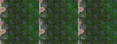 Nazikçe, güzel çiçek arkaplanı. Çiçekli karalama şeklinde Raster çiçek deseni. Yeşil ve gri renkte çiçekler.