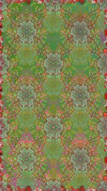 Raster kına dövme tarzı. Etnik Mandala süsleme. Kullanılabilir Tekstil, tebrik kartı, boyama kitabı, telefon durumda yazdırma için. Hint çiçek desenli madalyon desen.